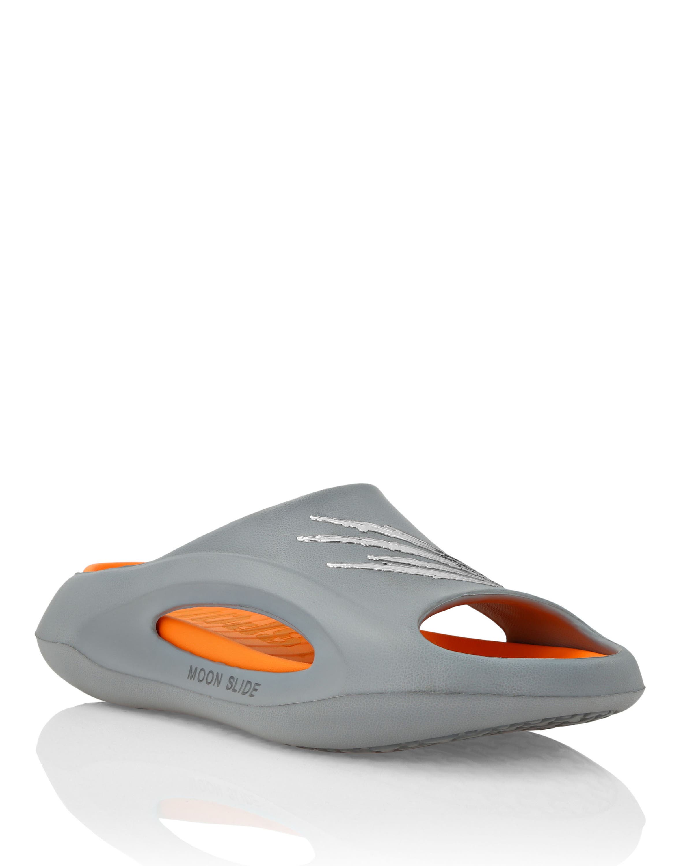 Moon Slide Unisex, Alternate, color, Orange fluo/grey