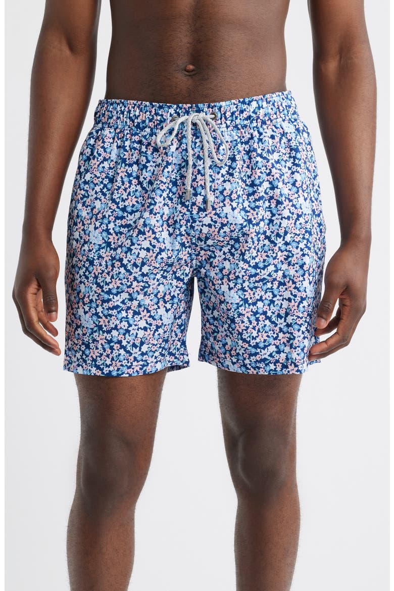 Volley Swim Trunks, Main, color, NAVY