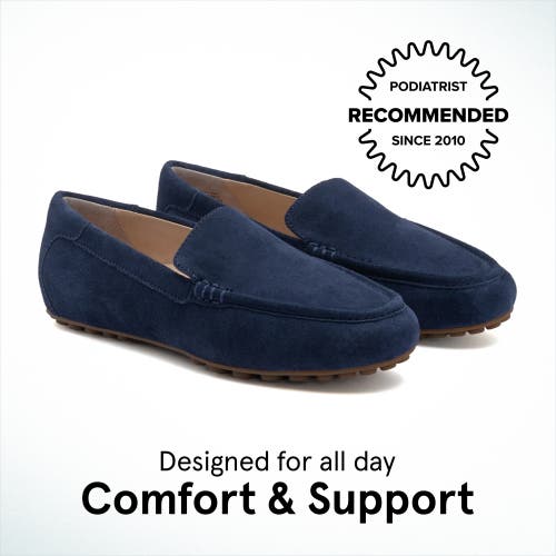 Abeo Harbor In Navy Suede - Regular