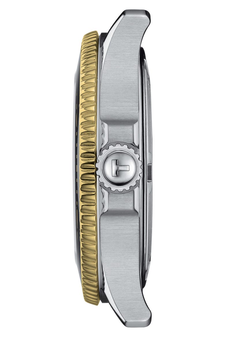 Seastar 1000 Bracelet Watch, 36mm, Alternate, color, BLACK