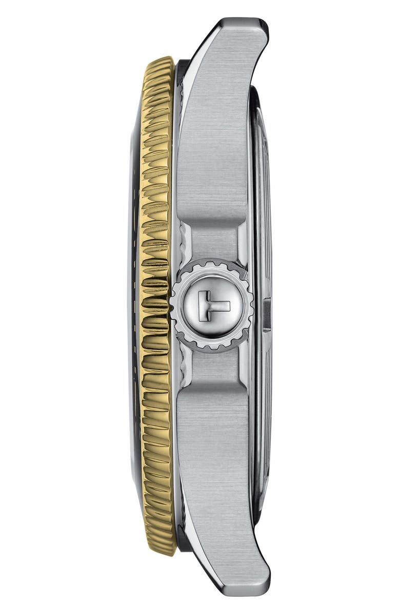 Tissot Seastar 1000 Bracelet Watch, 36mm, Alternate, color, Black