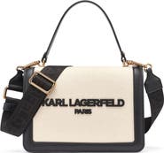 KARL LAGERFELD PARIS Simione Canvas Satchel
