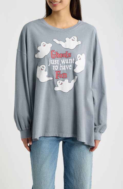Ghouls Just Want to Have Fun Graphic Tee