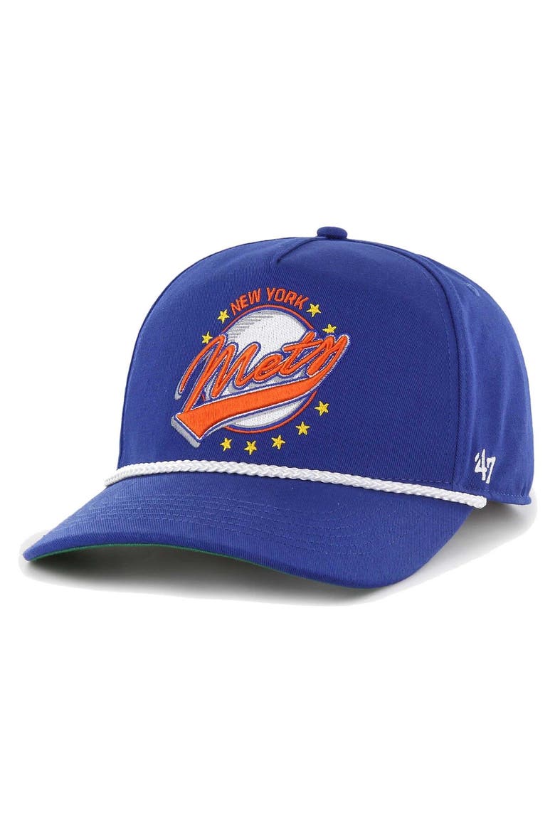 Men's '47 Royal New York Mets Wax Pack Collection Premier Hitch Adjustable Hat, Main, color, Royal