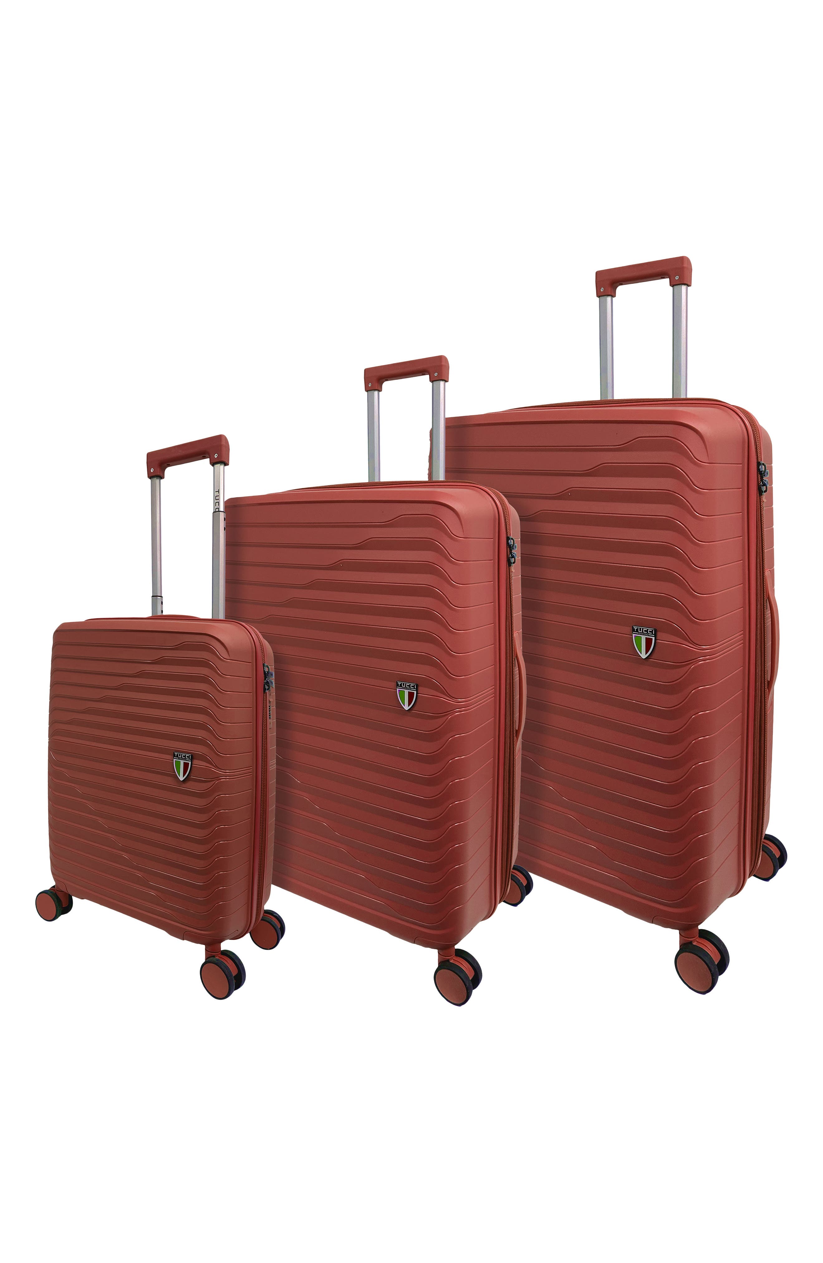 Indomito 3-Piece Hardside Luggage Set