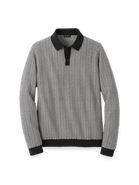 Paul Fredrick Cotton Three-button Polo