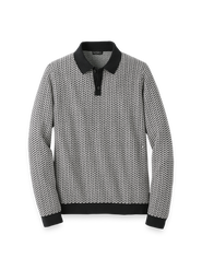 Paul Fredrick Cotton Three-button Polo