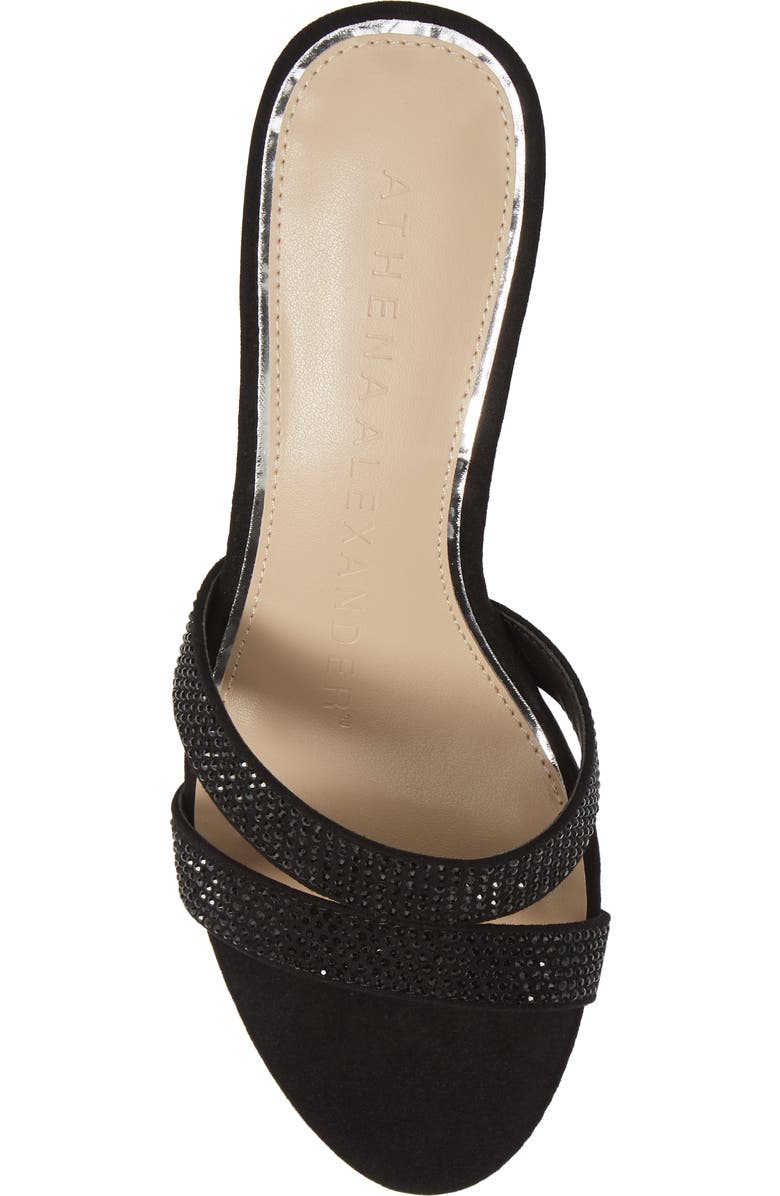 Athena Alexander Skope Crystal Embellished Slide Sandal, Alternate, color,