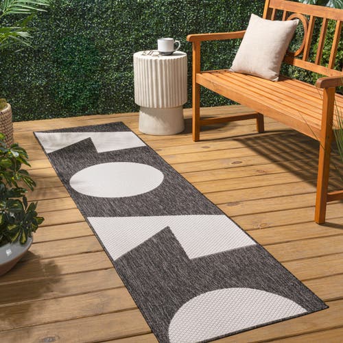 JONATHAN Y JONATHAN Y LUCIAN MODERN GEOMETRIC ABSTRACT TWO-TONE AREA RUG