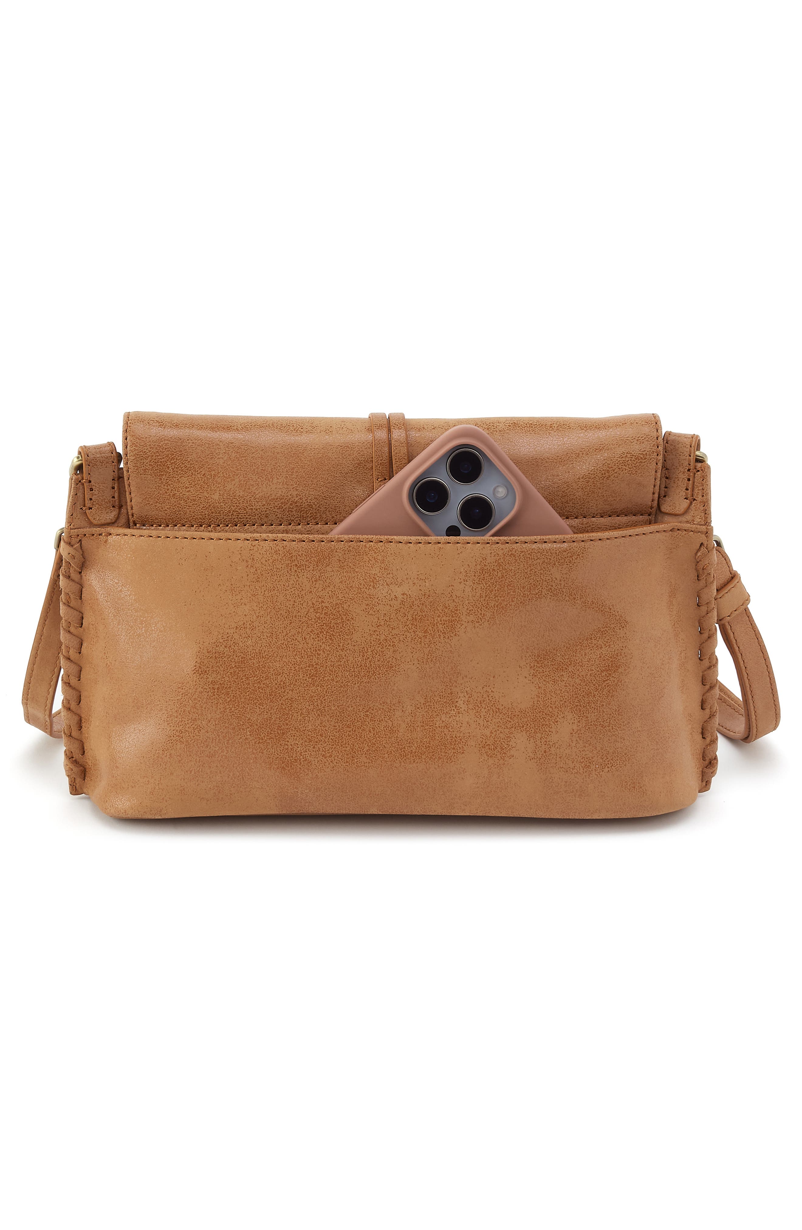 HOBO Expedition Leather Crossbody Bag, Alternate, color, Whiskey