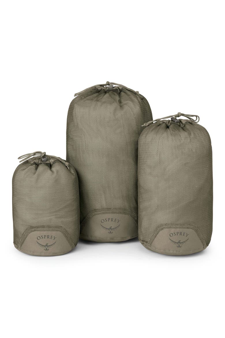Daylite Set of 3 Mesh Stuff Sacks, Main, color, TAN CONCRETE