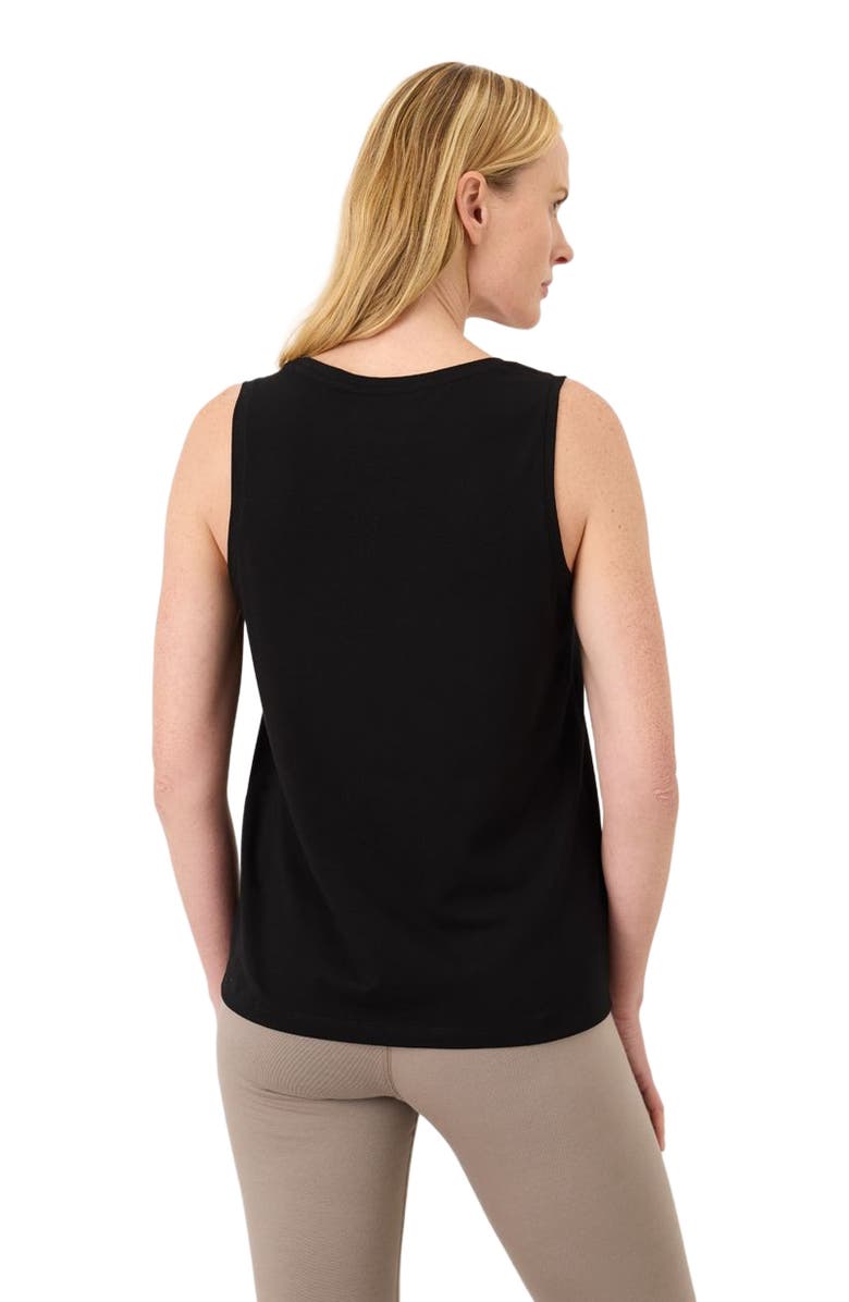 Pact Luxe Essential Scoop Neck Tank Made With Organic Cotton, Alternate, color, Black