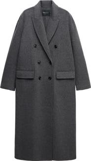 MANGO Long Wool & Cashmere Coat