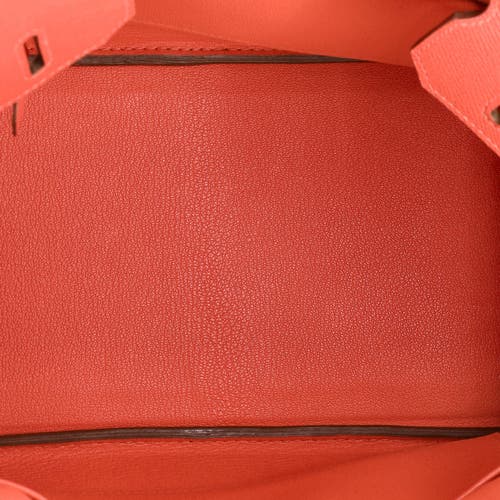 Pre-owned Hermes Hermes Birkin Handbag Pink Epsom With Palladium Hardware 30