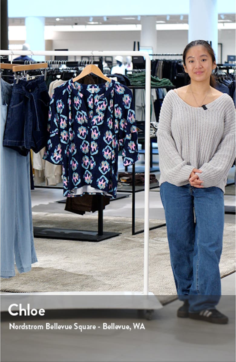 Ocean Batik Print Top, sales video thumbnail