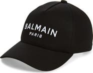 Balmain Embroidered Logo Cotton Twill Baseball Cap