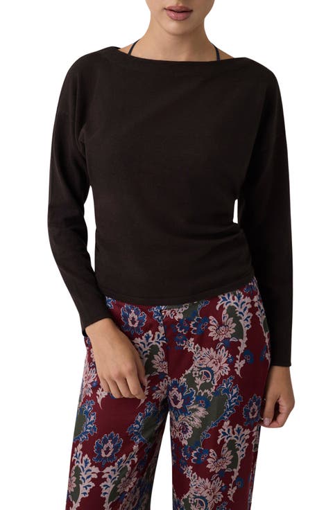 Mina Bateau Neck Sweater