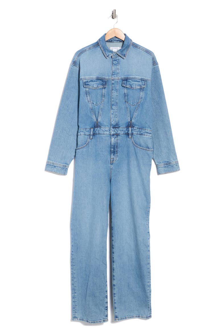 Denim Oversized Jumpsuit, Alternate, color, INDIGO599