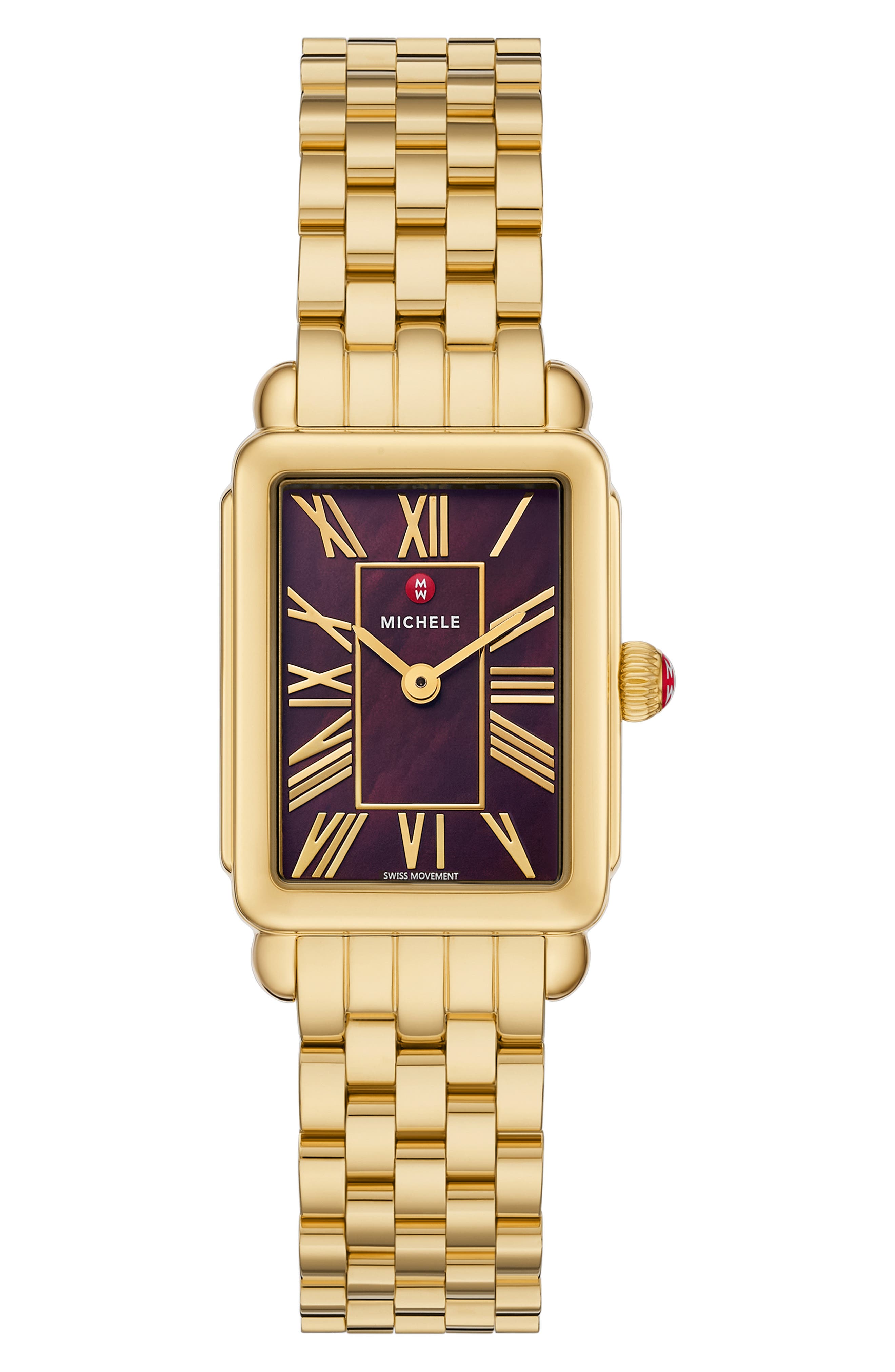 selected GOLD/ DARK CHERRY