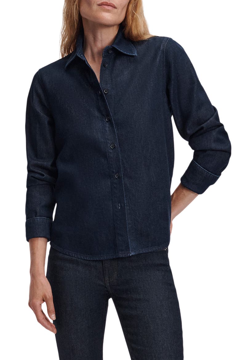 Dayton Shirt, Main, color, DARK RINSE