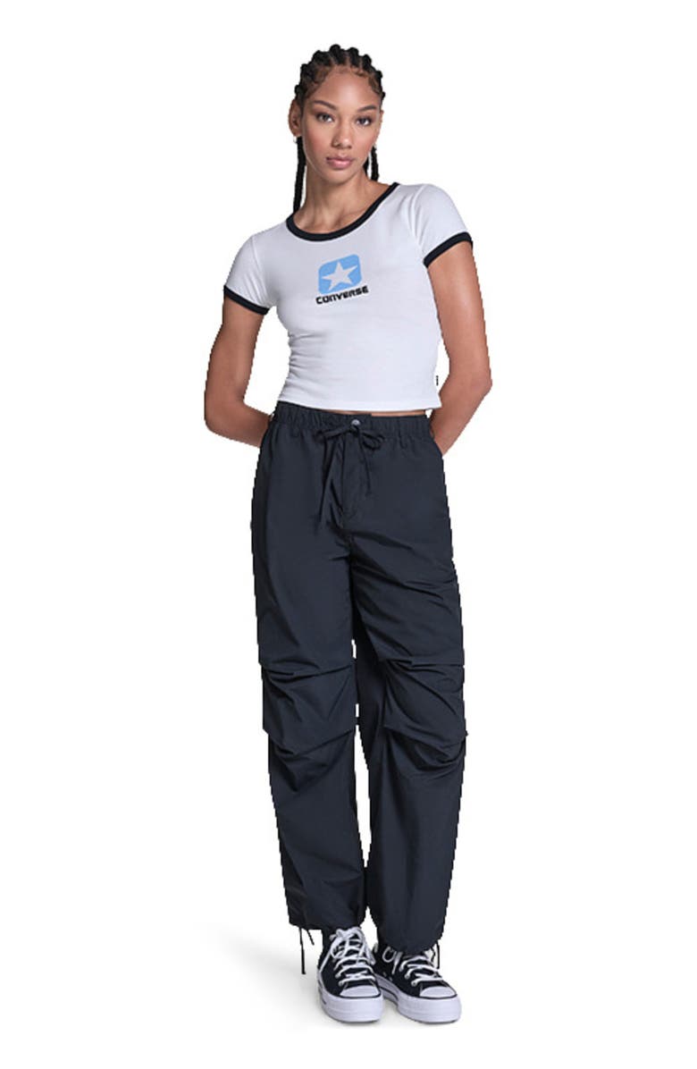 Converse Loose-Fit Tech Pants, Alternate, color, Converse Black