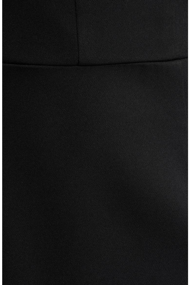 Sweetheart Neck Strapless Cocktail Dress, Alternate, color, BLACK
