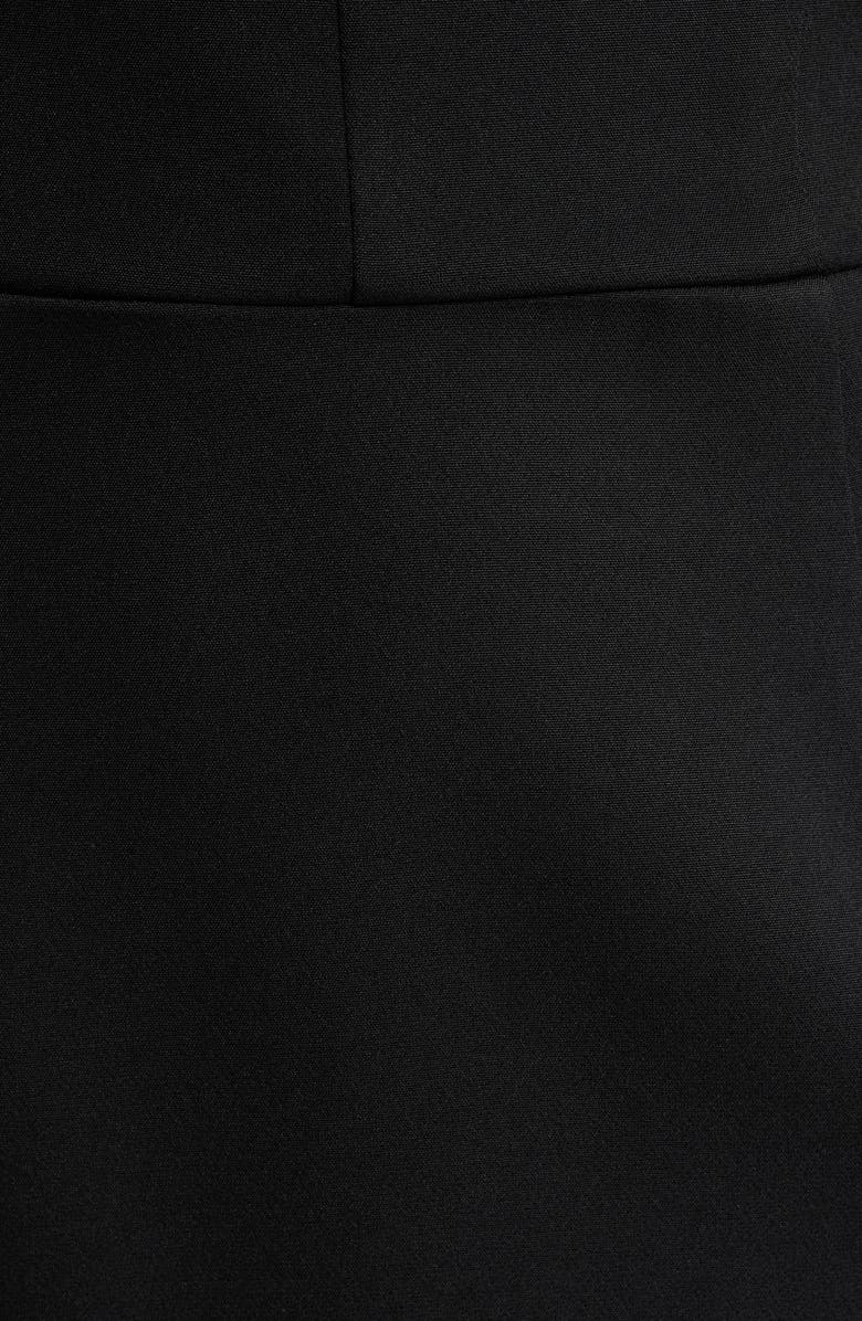 FREEMARKET Sweetheart Neck Strapless Cocktail Dress, Alternate, color, Black