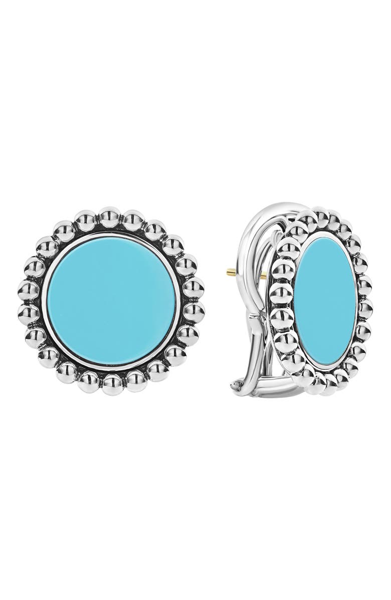 LAGOS Maya Ceramic Button Earrings, Alternate, color,