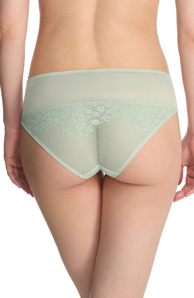 Natori Cherry Blossom Girl Brief, Alternate, color, Meadow