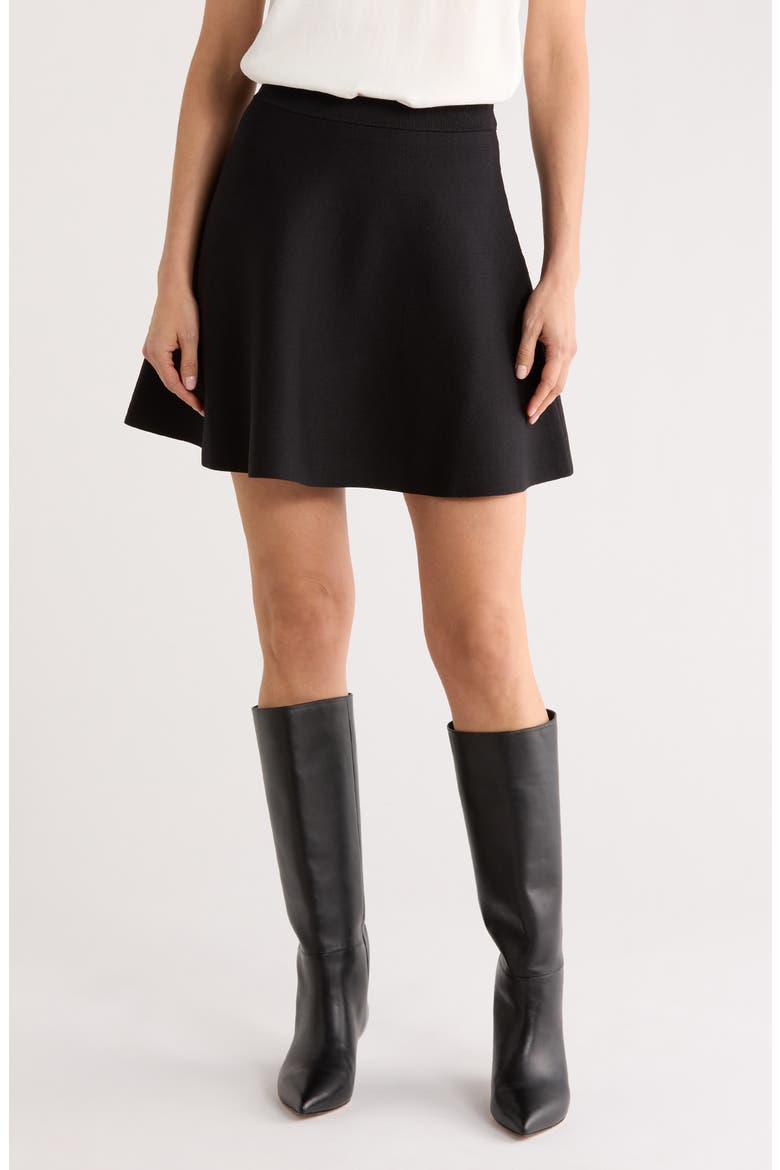 Flare Skirt, Main, color, RICH BLACK