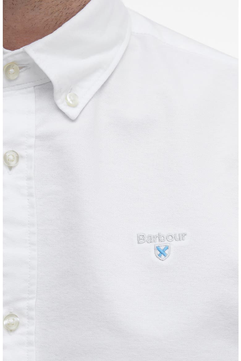 Oxtown Tailored Fit Cotton Button-Down Shirt, Alternate, color, WHITE