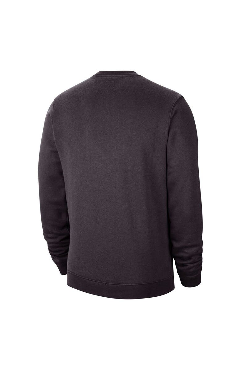 Nike Men's Nike Charcoal Michigan State Spartans Campus Block Club Pullover Sweatshirt, Alternate, color,