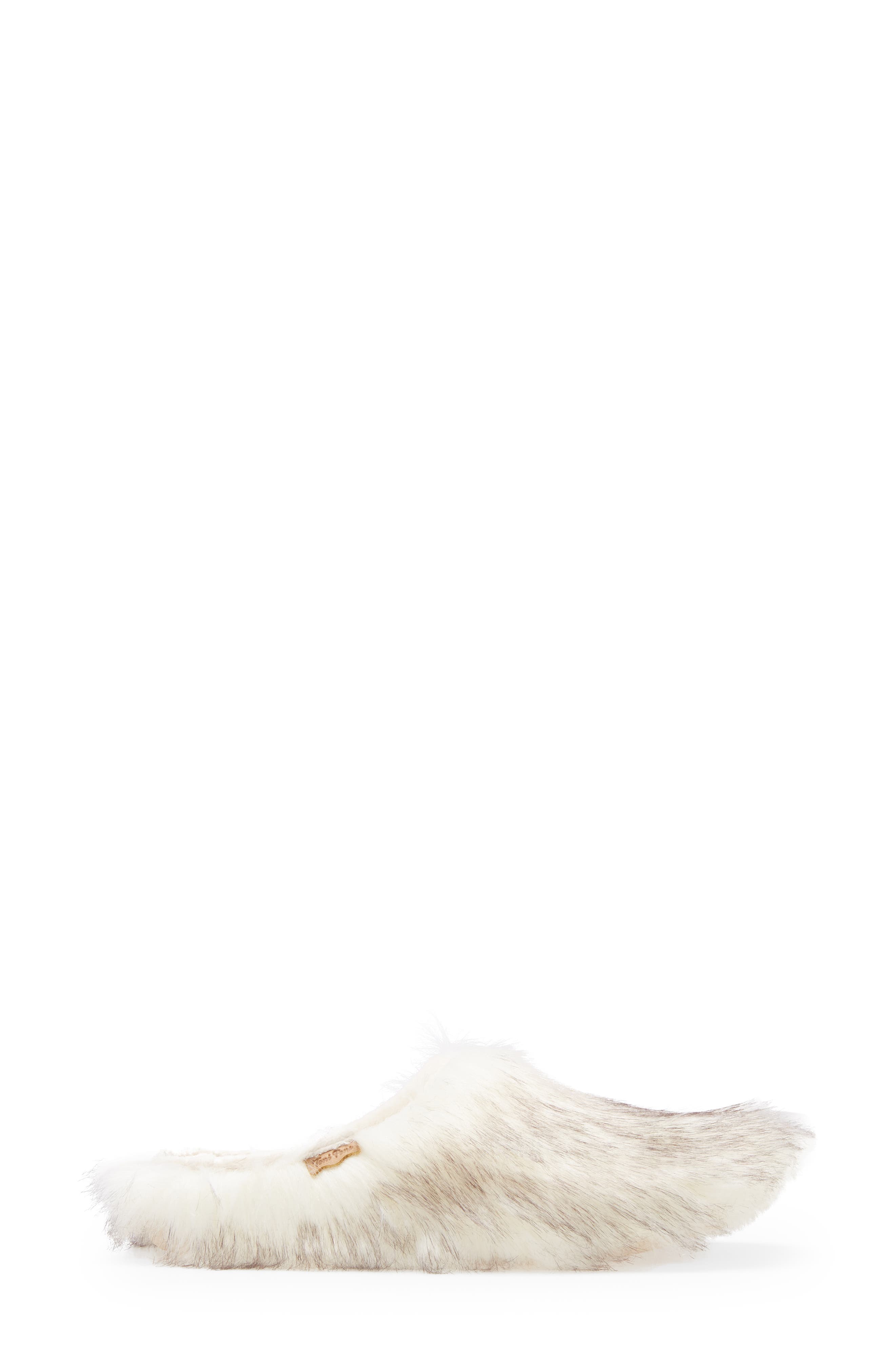 Toni Pons Maui Faux Fur Slipper, Alternate, color, Husky