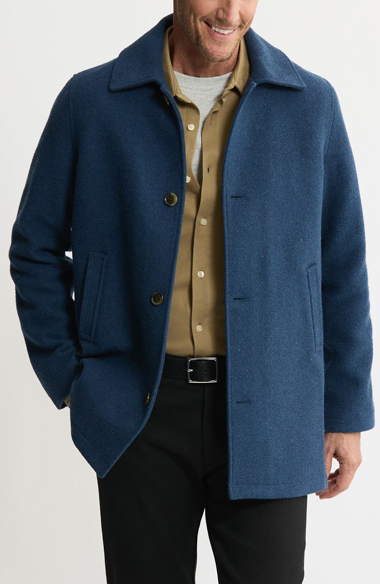 JACHS Herringbone Coat, Main, color, Blue