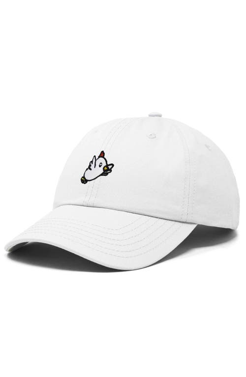 DALIX DALIX CHICKEN EMBROIDERED COTTON CAP