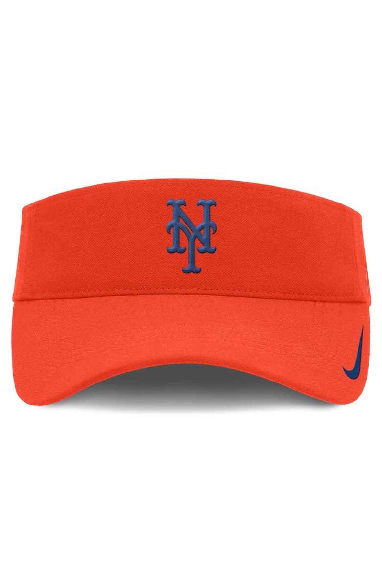 Nike Men's Nike Orange New York Mets Primetime Bozz Ace Performance Adjustable Visor, Alternate, color,