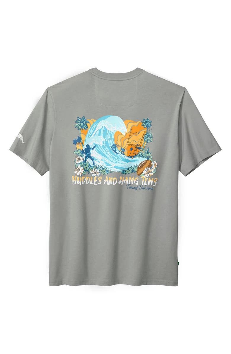 Tommy Bahama Men's Tommy Bahama  Gray Kansas City Chiefs Huddle & Hang Tens T-Shirt, Alternate, color, Gray