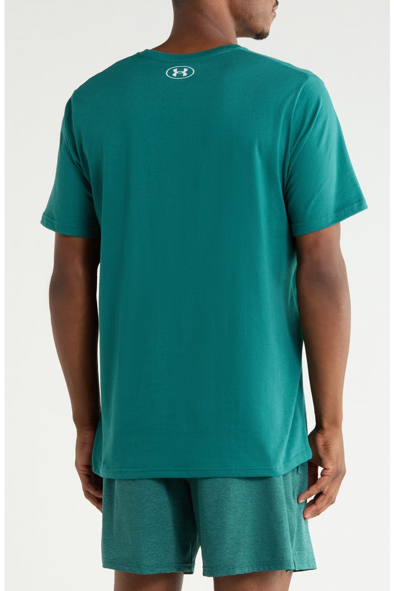 Logo Collage Graphic T-Shirt, Alternate, color, 338 RACK GREEN