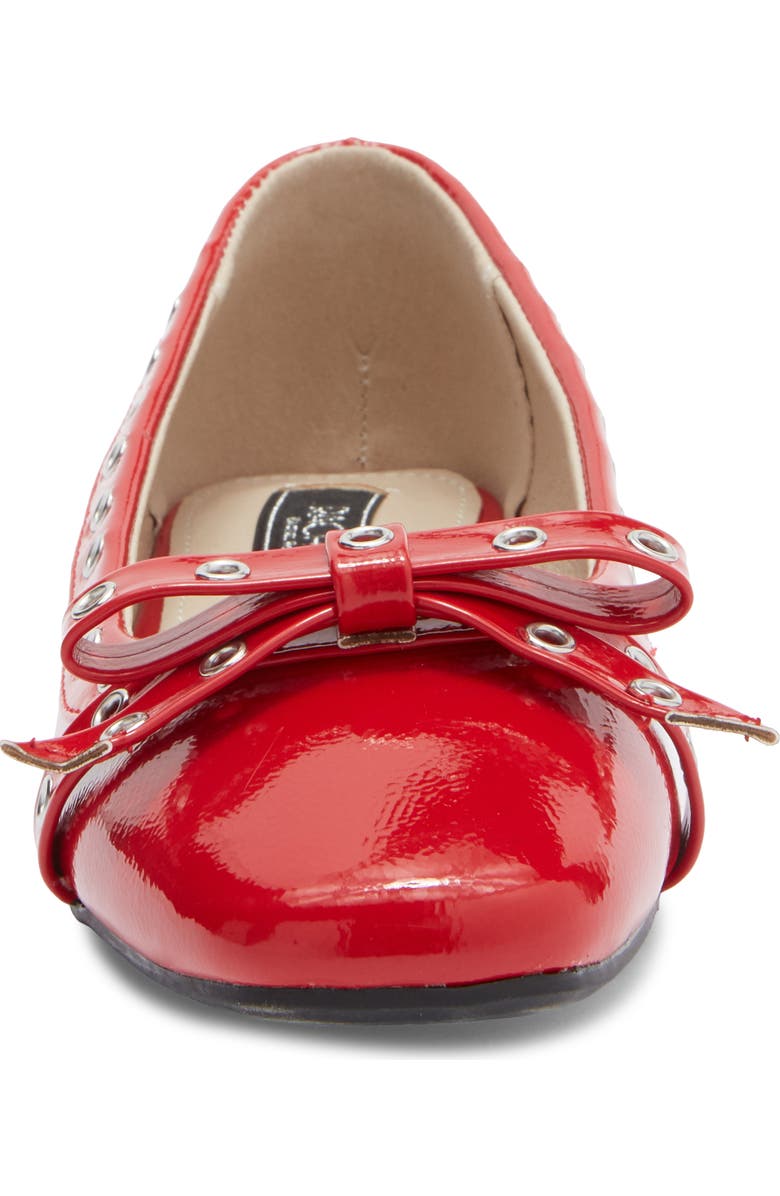 RACHEL Rachel Roy Blink Grommet Bow Flat, Alternate, color, Red