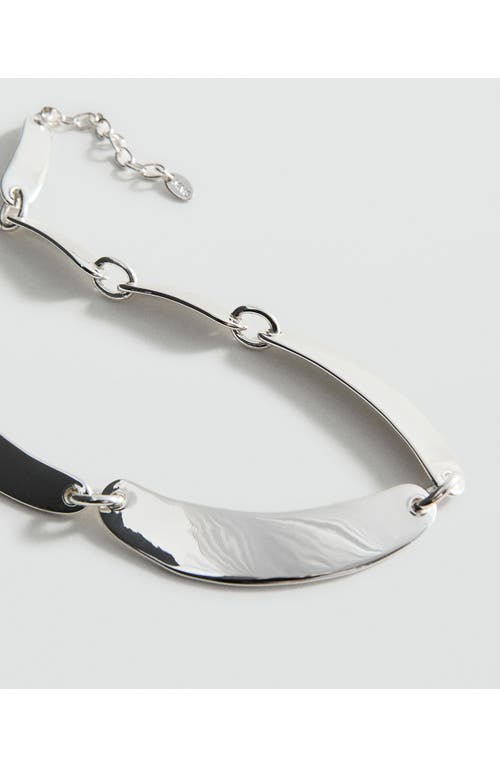 Mango Linked Plate Necklace In Metallic