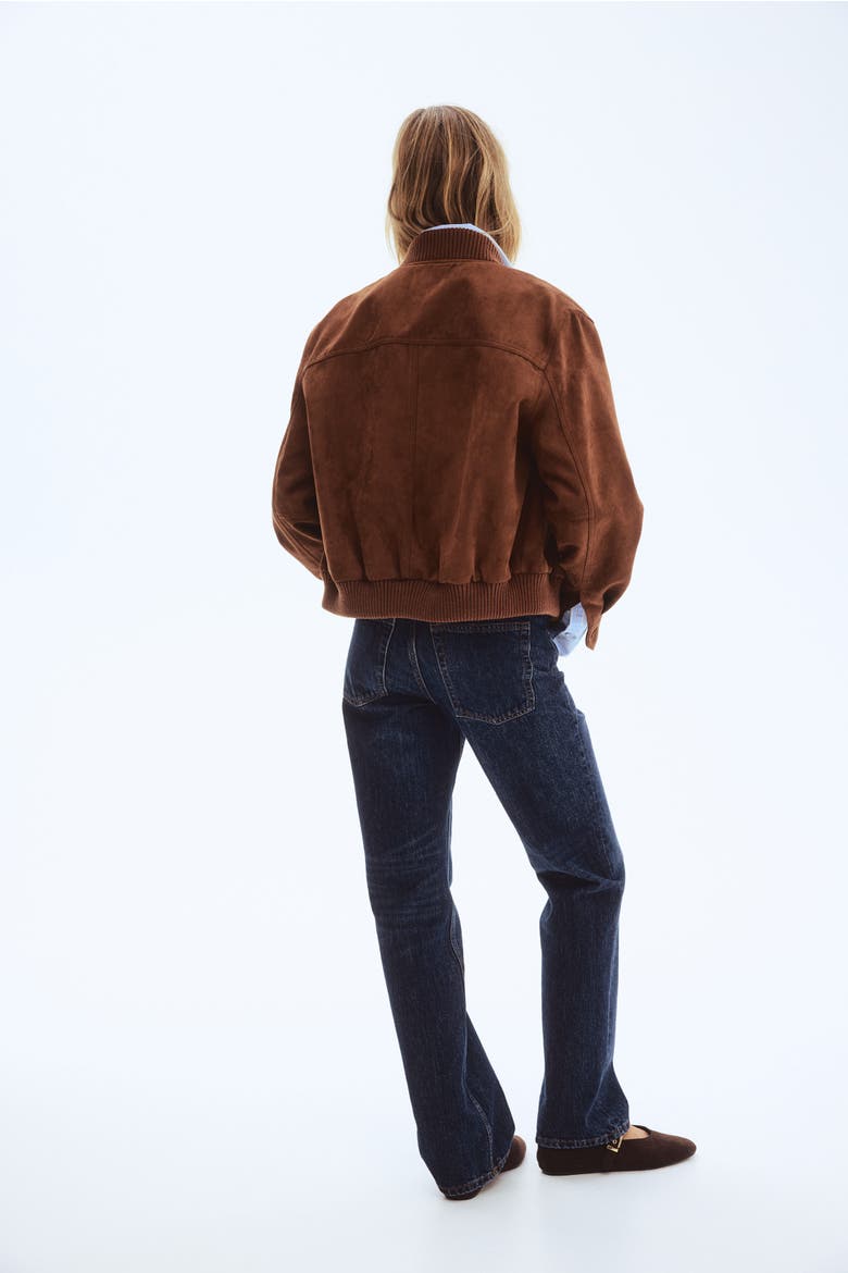 Napped Jacket, Alternate, color, Brown