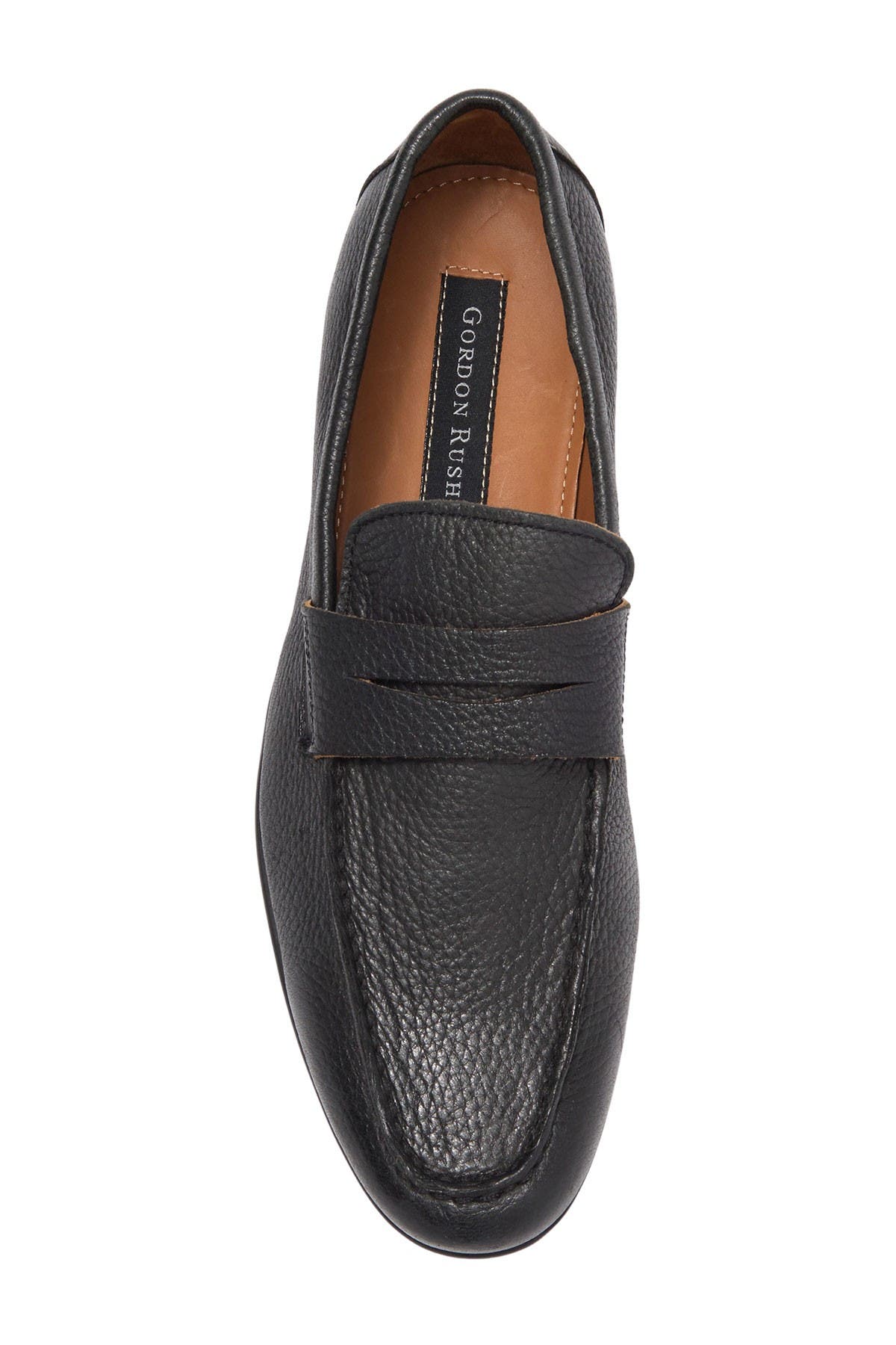 Connery Penny Loafer, Alternate, color, BLACK PEBBLE GRAIN