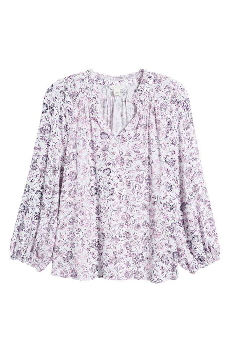 Caslon<sup
®</sup
Split Neck Blouse, Alternate, color,