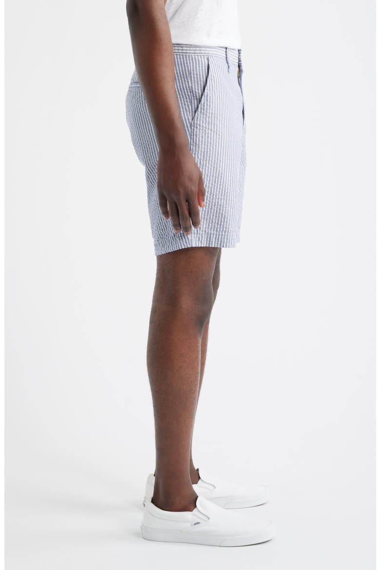Wanderer Seersucker Stripe Chino Shorts, Alternate, color, PARADISE COVE