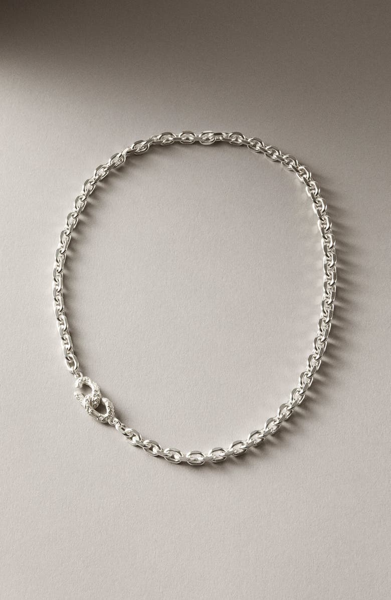 NOOTKA Dense Necklace Silver, Main, color, Silver