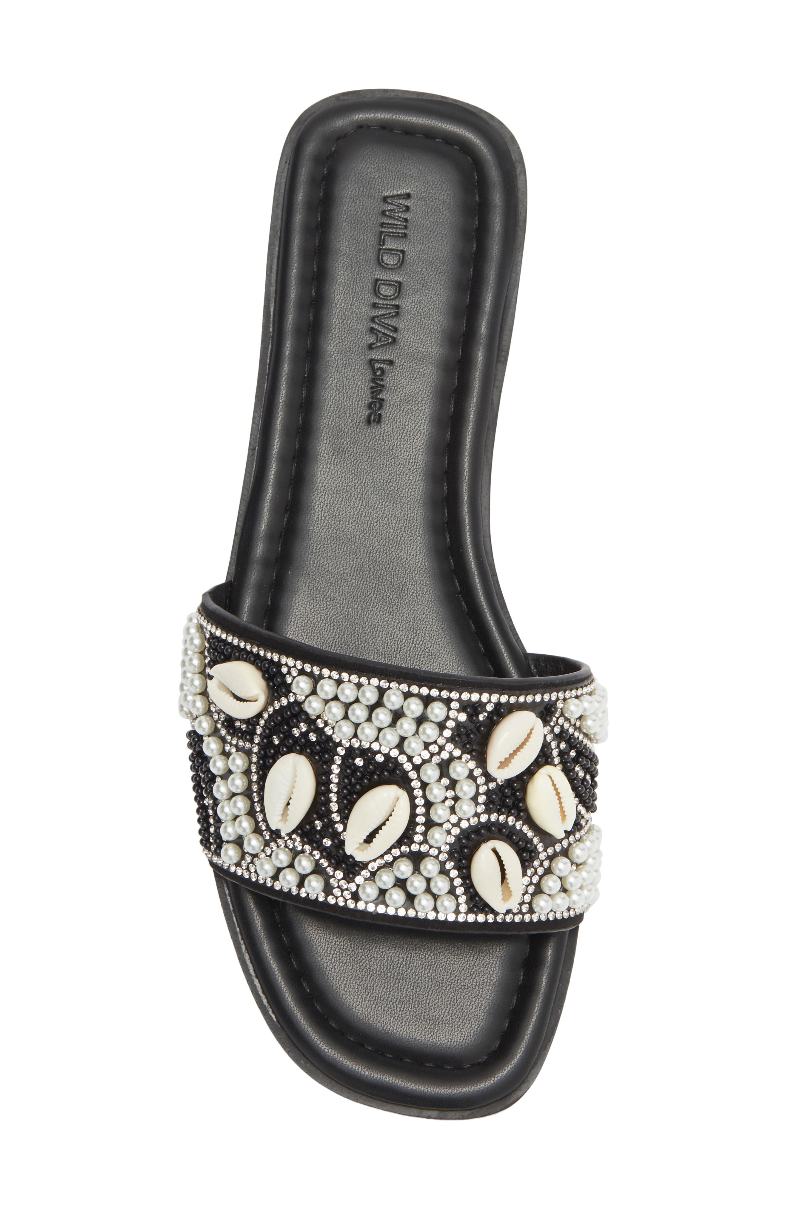 Rola Slide Sandal, Alternate, color, BLACK