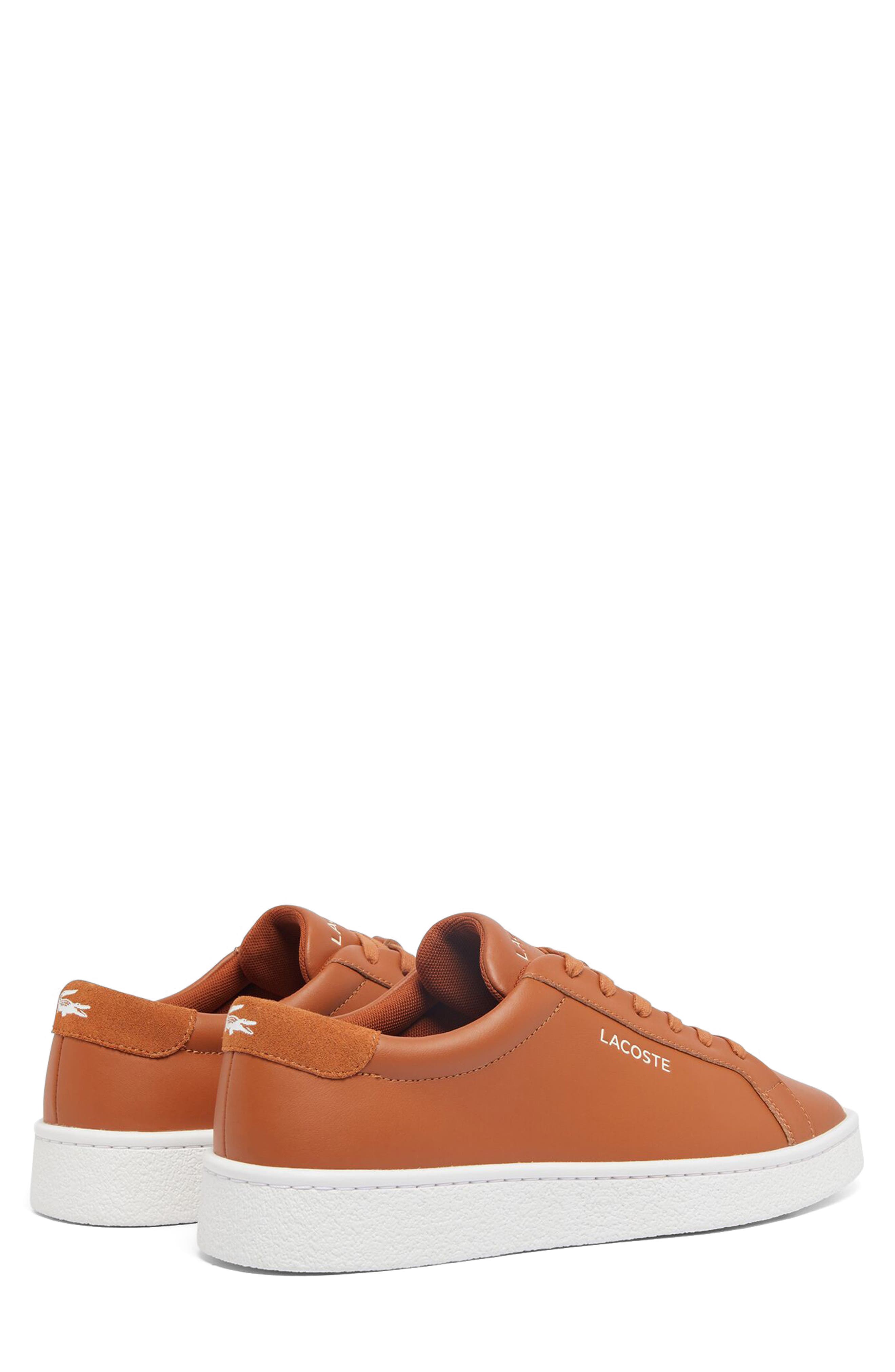 Lacoste Court Derby Sneaker, Alternate, color, Brown/ White