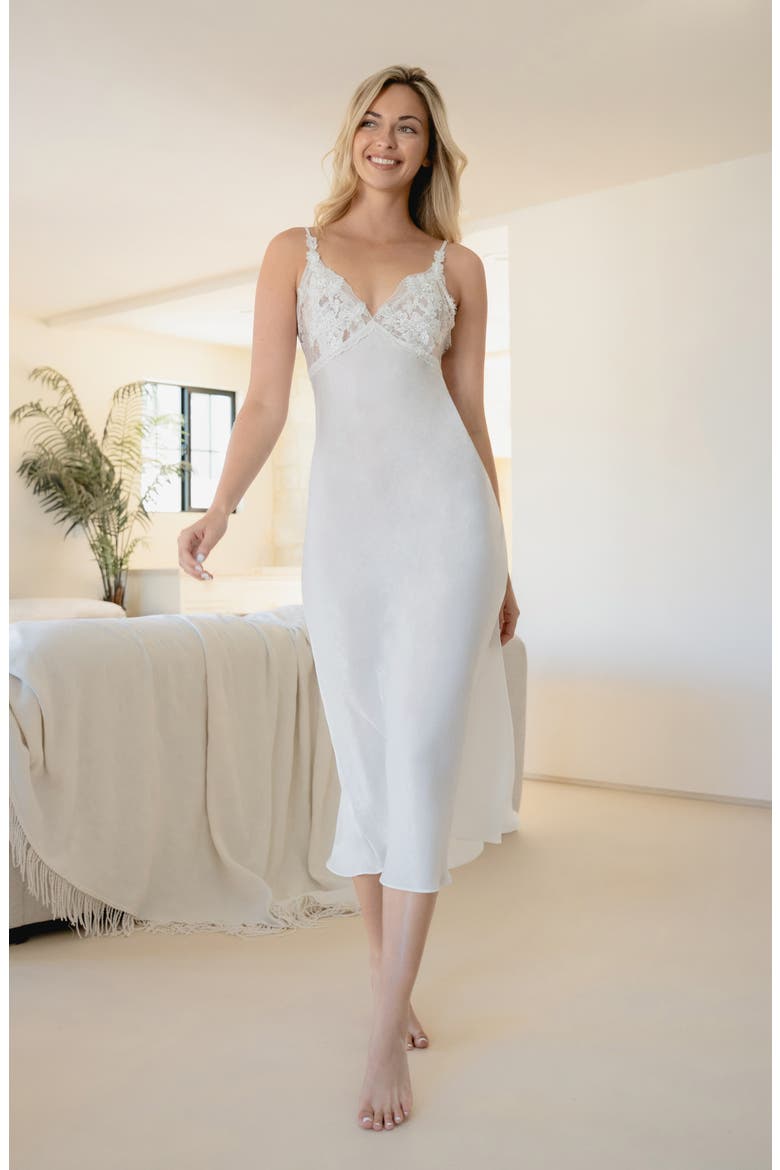 Marry Me Nightgown, Alternate, color, IVORY