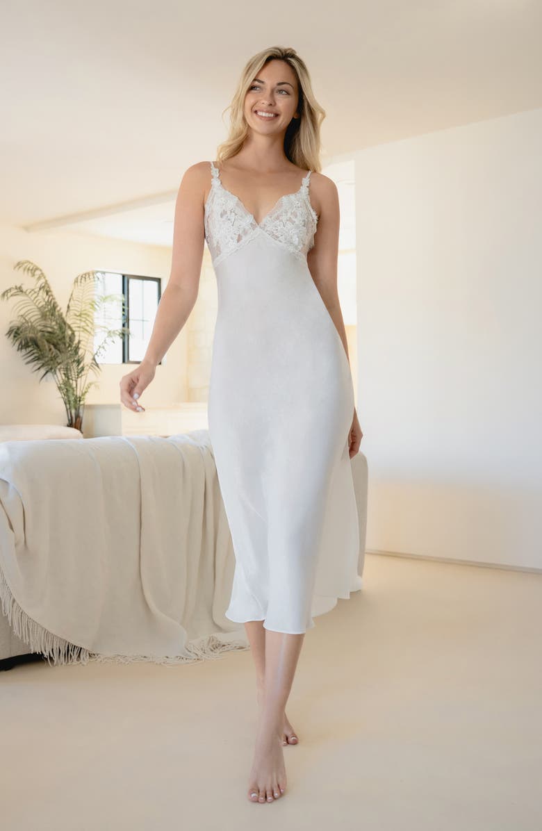 In Bloom by Jonquil Marry Me Nightgown, Alternate, color, Ivory
