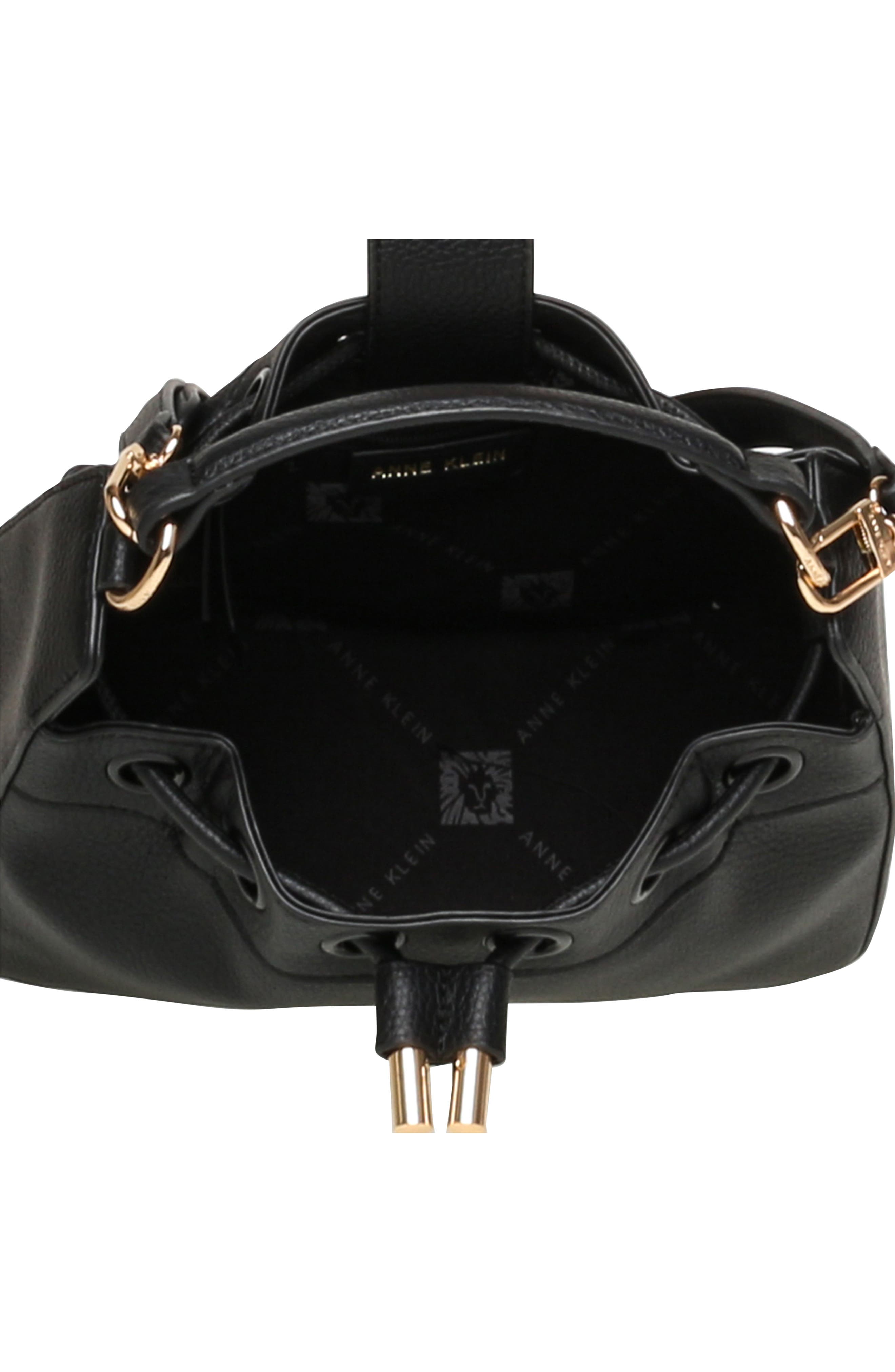 Anne Klein Drawstring Bucket Crossbody Bag, Alternate, color, 